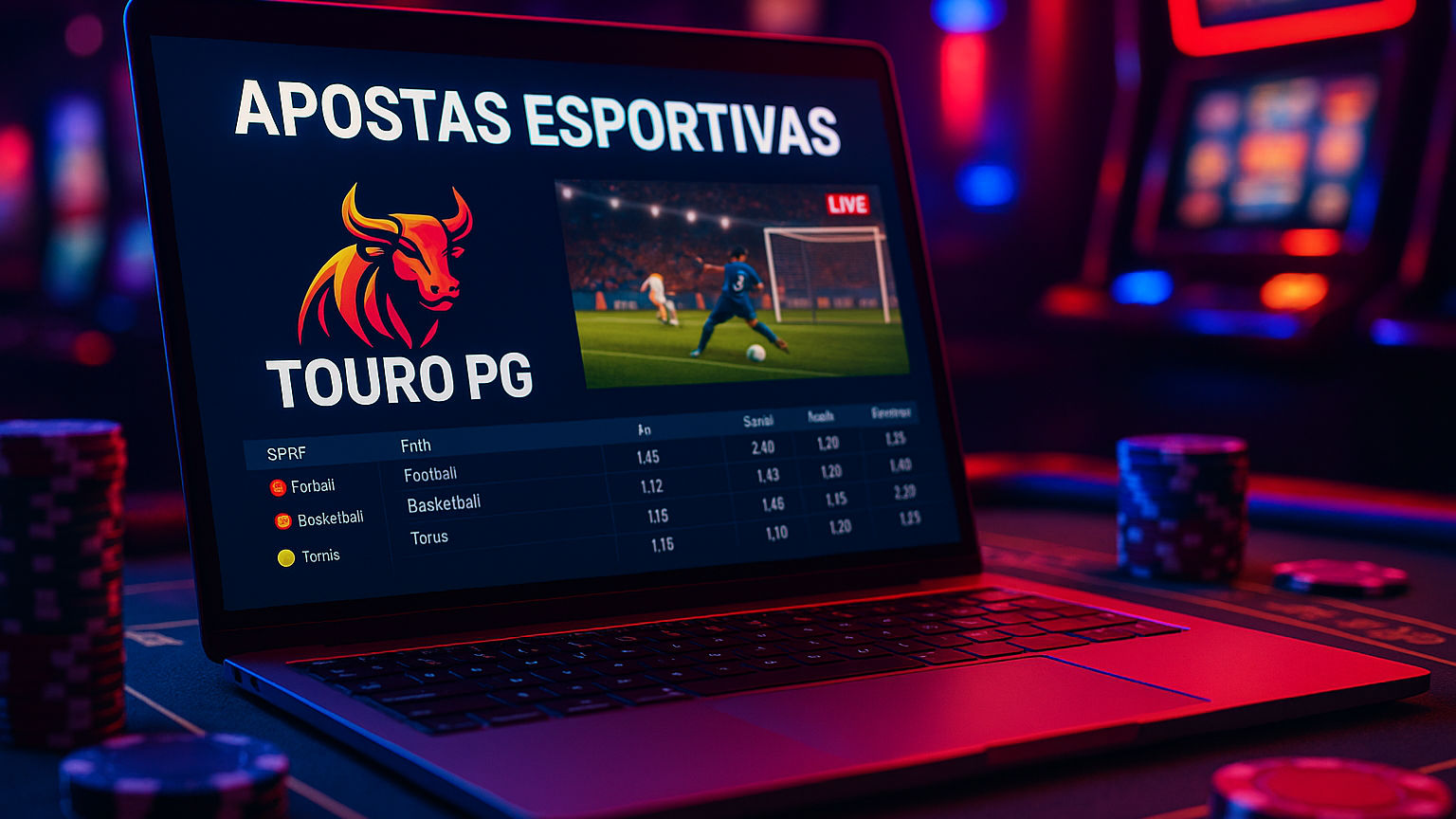 Aposte em apostas esportivas no cassino online TOURO PG