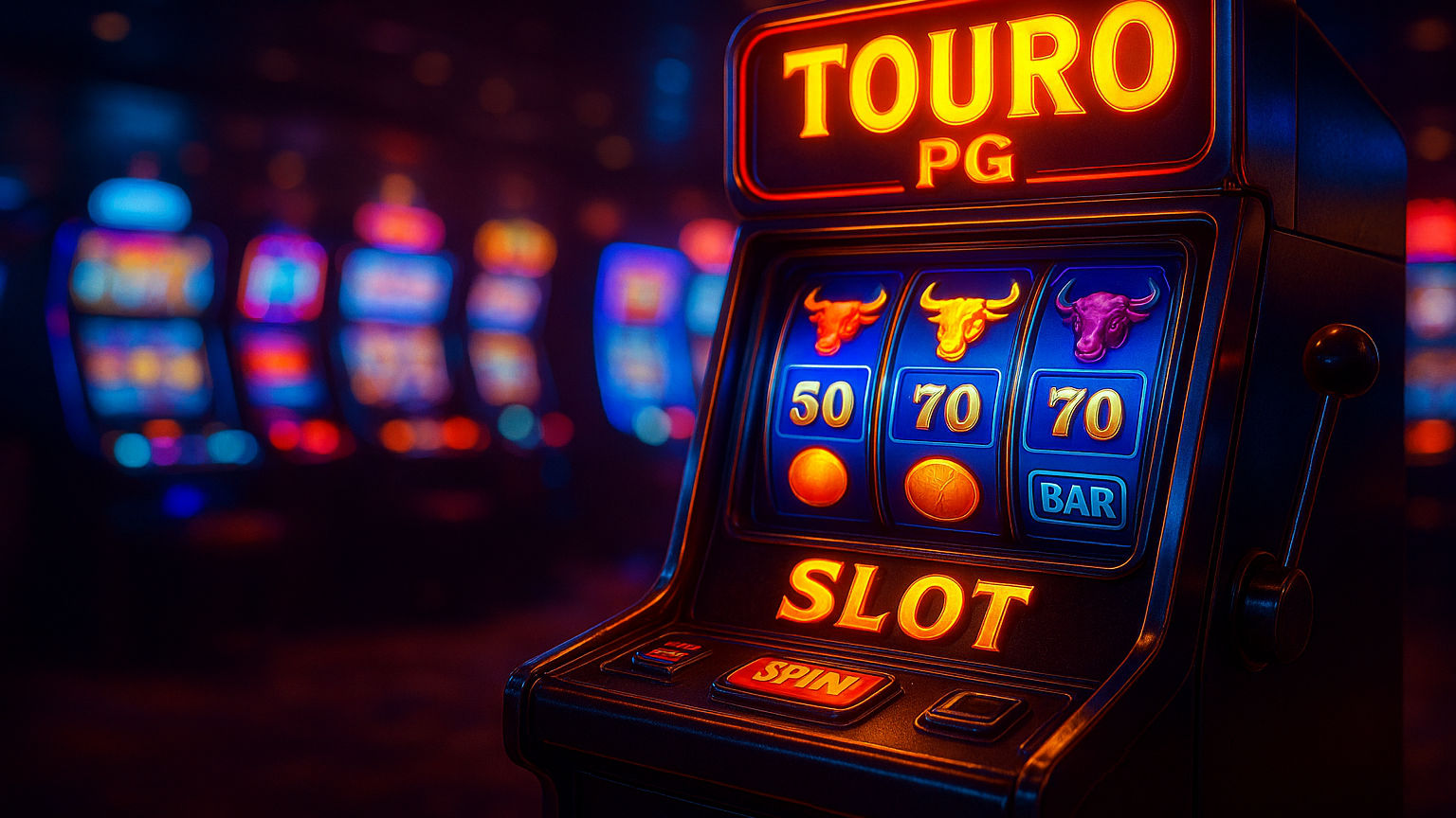 Explore o mundo das slot machines no TOURO PG Casino
